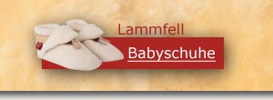 Babyschuhe aus Lammfell